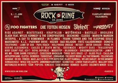 Видео с фестиваля Rock Am Ring 2015 (часть 1)