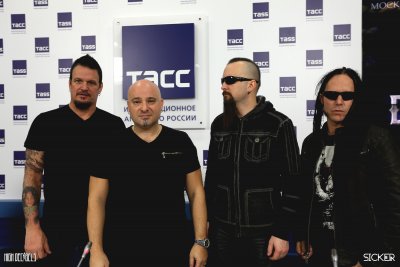 Фотоотчет с пресс-конференции Disturbed (2017.03.16 - Москва - ТАСС)
