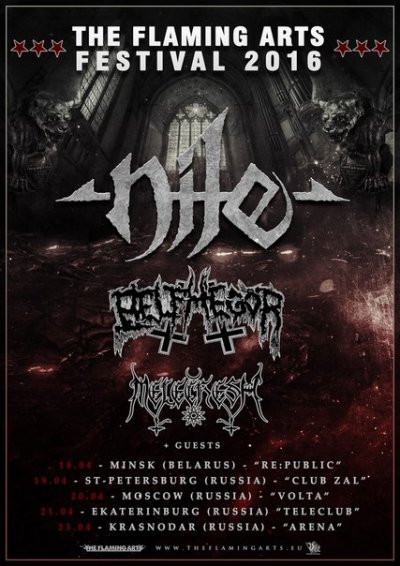 Nile и Belphegor выступят в России и Беларуси