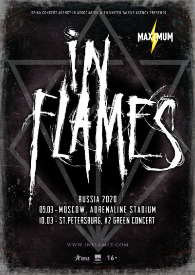 Шведы In Flames вернутся в Россию в марте