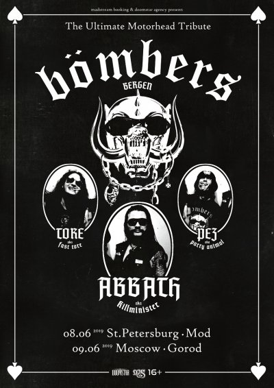 Abbath вернется в Россию в составе Bombers в июне